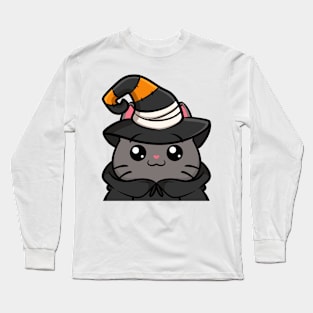 Halloween Costume Cats : Witch Long Sleeve T-Shirt